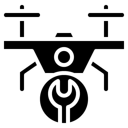 Drone Repair Glyph Icon
