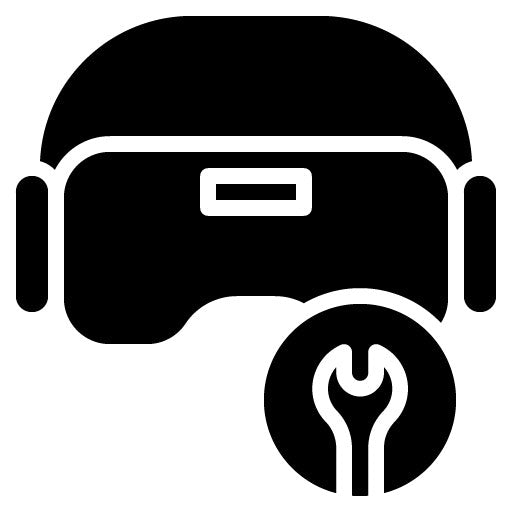 VR Headset Repair Glyph Icon