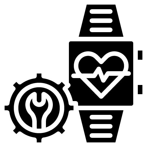 Wearable Device Repair Glyph Icon