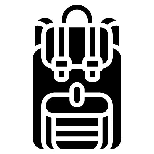 Backpack Glyph Icon | Travel Packaging