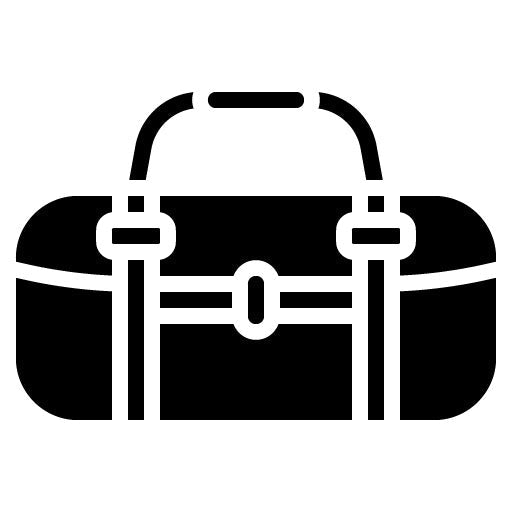 Duffel Bag Glyph Icon