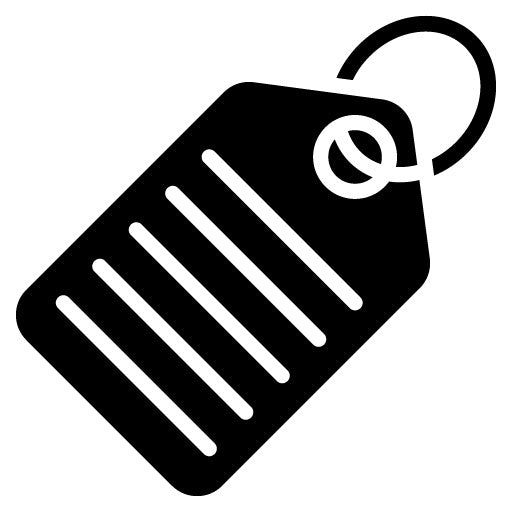 Luggage Tag Glyph Icon | Travel Packaging