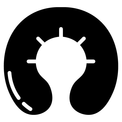 Neck Pillow Glyph Icon