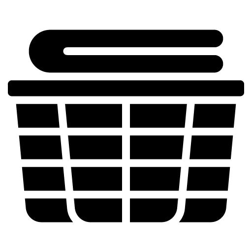 Laundry Bag Glyph Icon | Travel Packaging