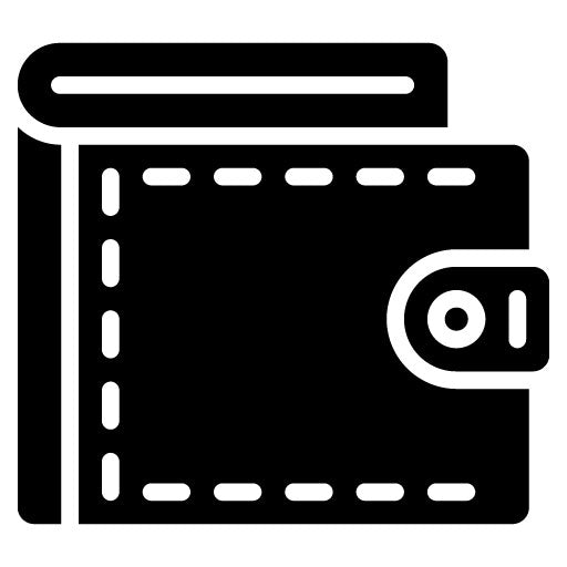 Travel Wallet Glyph Icon