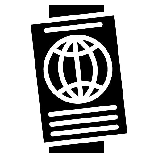 Travel Documents Glyph Icon | Travel Packaging
