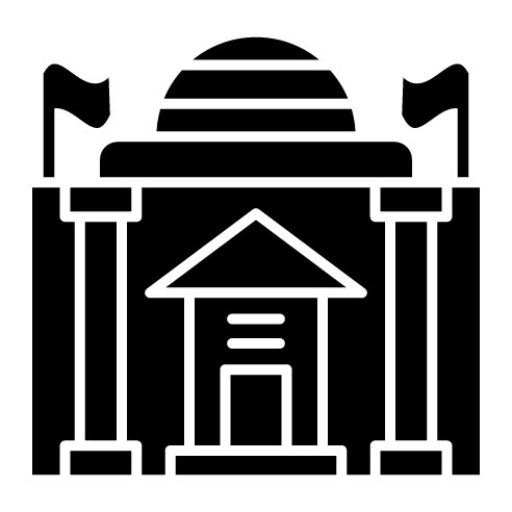 Government Glyph Icon