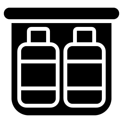 Travel Size Toiletries Glyph Icon
