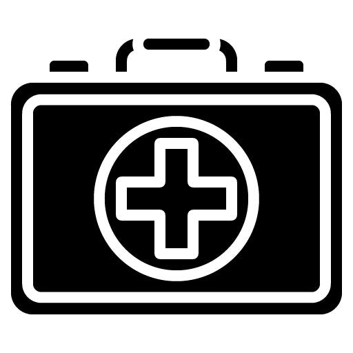 First Aid Kit Glyph Icon | Travel Packaging