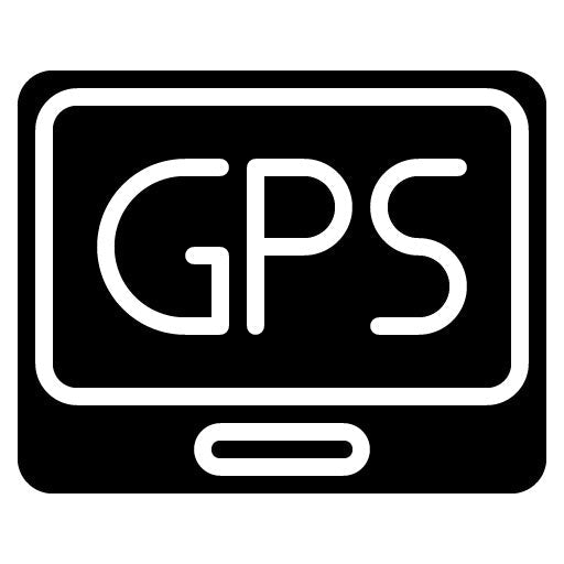 GPS Device Glyph Icon | Travel Packaging