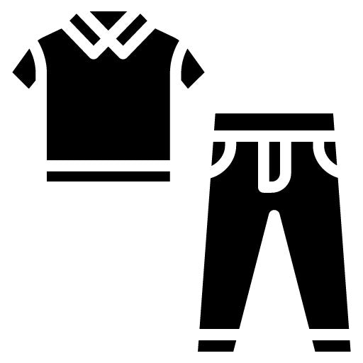 Travel Clothes Glyph Icon