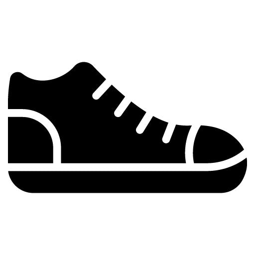 Travel Shoes Glyph Icon