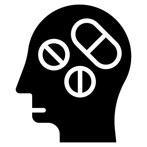 Addiction Glyph Icon | Psychiatry