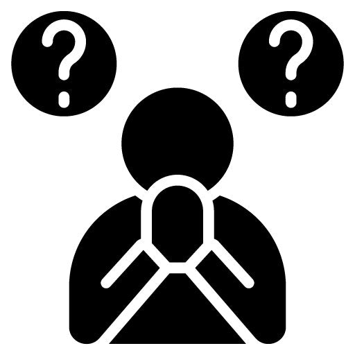 Anxiety Glyph Icon | Psychiatry