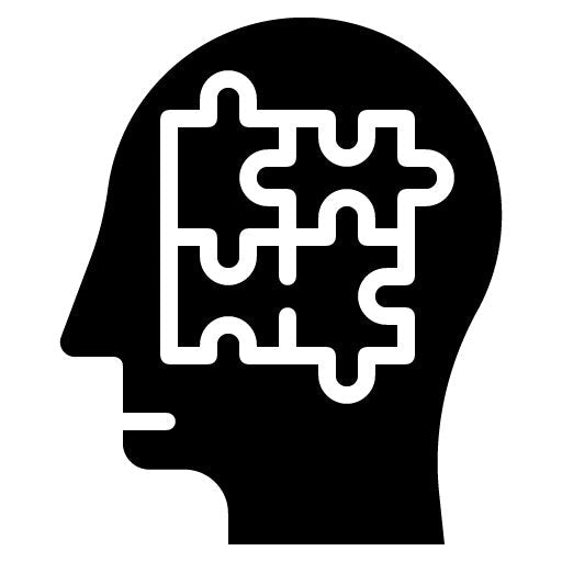 Autism Spectrum Disorder Glyph Icon