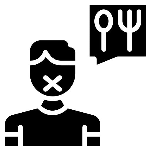 Eating Disorder Glyph Icon | Psychiatry