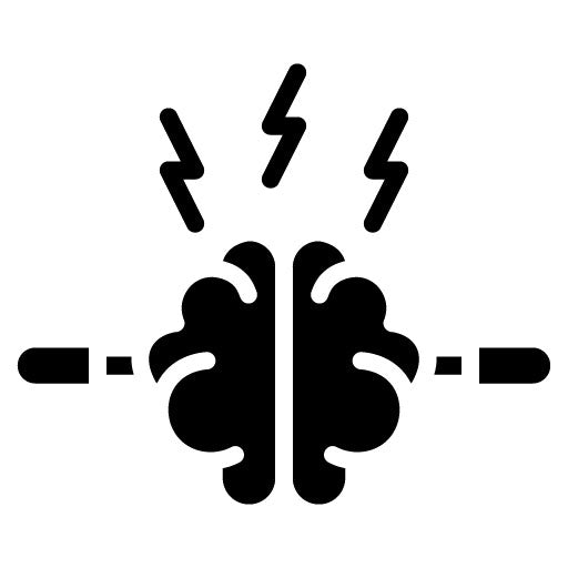 Electroconvulsive Therapy Glyph Icon
