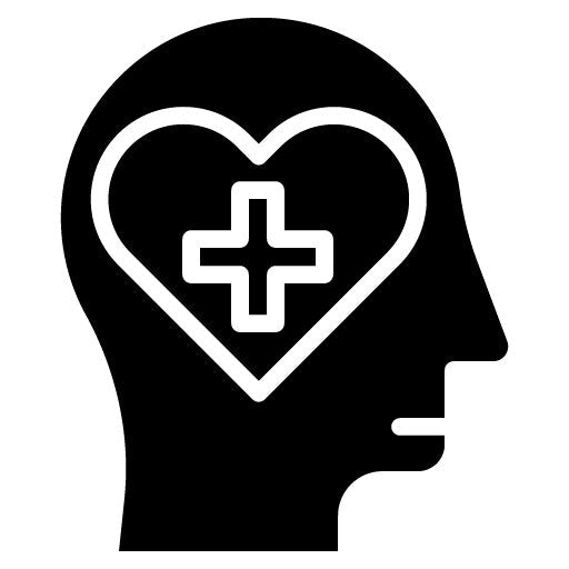 Mental Health Glyph Icon | Psychiatry