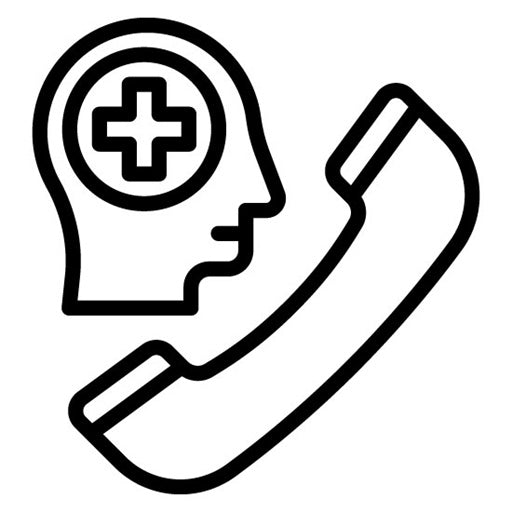 Mental Health Hotline Icon
