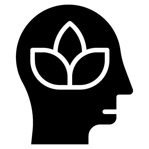Mindfulness Glyph Icon | Psychiatry