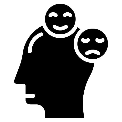Mood Disorder Glyph Icon | Psychiatry