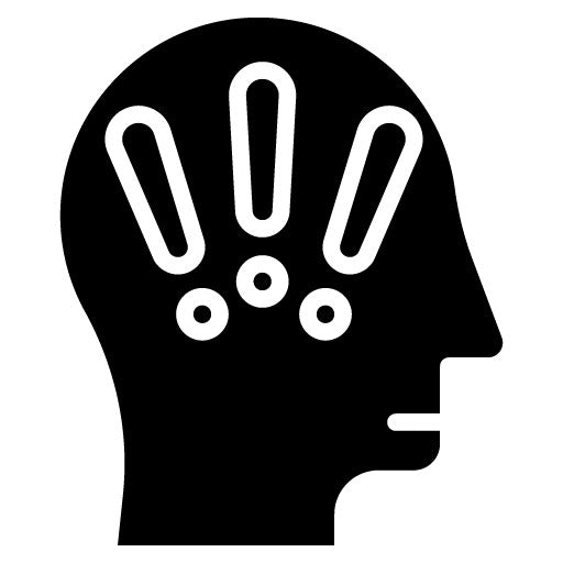 Obsessive Compulsive Disorder Glyph Icon