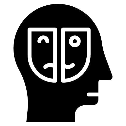 Personality Disorder Glyph Icon | Psychiatry
