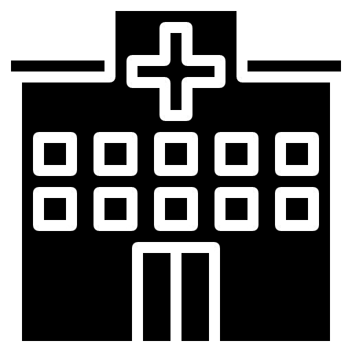 Psychiatric Hospital Glyph Icon