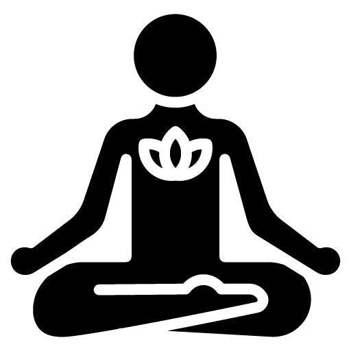 Relaxation Technique Glyph Icon