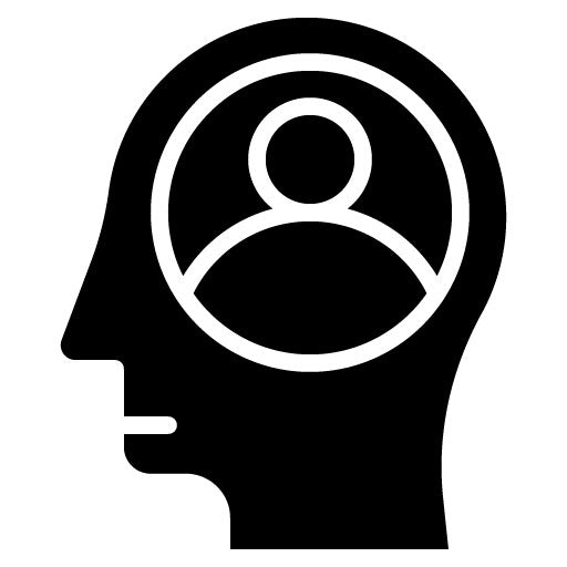 Schizophrenia Glyph Icon | Psychiatry