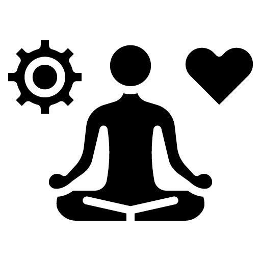 Stress Management Glyph Icon | Psychiatry