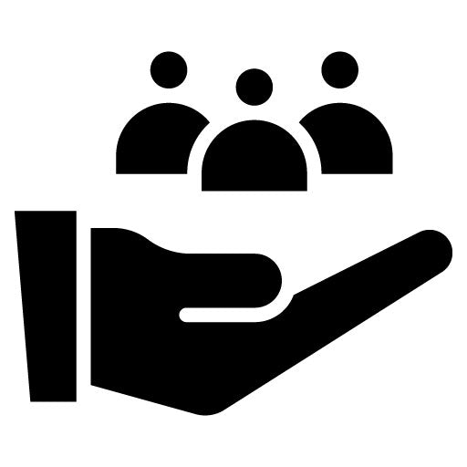 Support Group Glyph Icon | Psychiatry