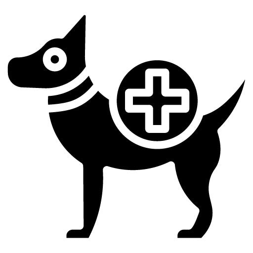 Therapy Dog Glyph Icon