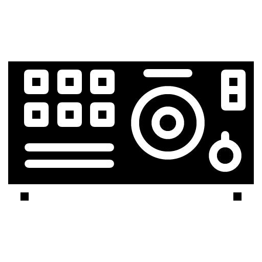 Amplifier Glyph Icon | Music Festival