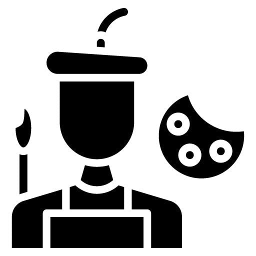 Artist Lineup Glyph Icon