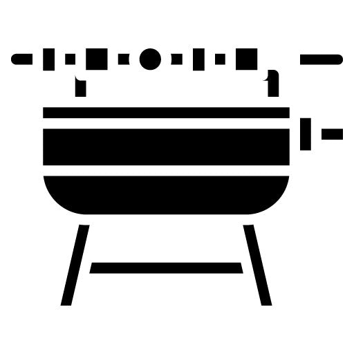 Barbecue Glyph Icon | Music Festival