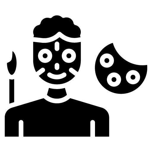 Face Paint Glyph Icon