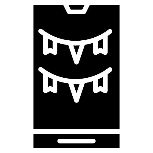 Festival App Glyph Icon
