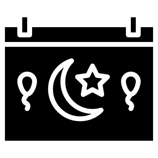 Festival Schedule Glyph Icon