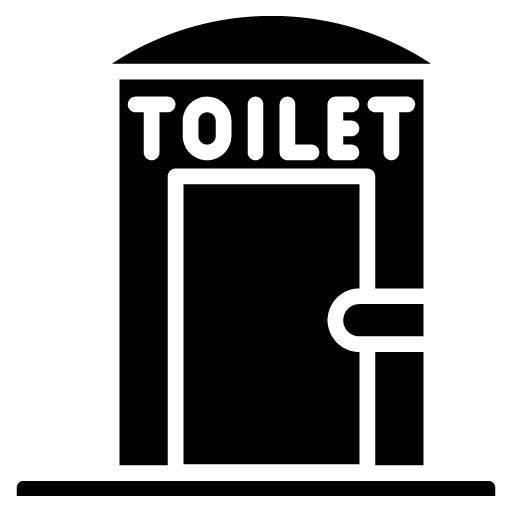 Portable Toilet Glyph Icon