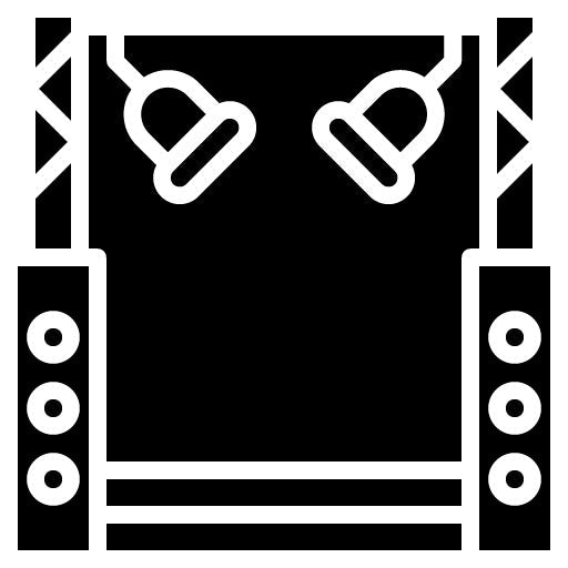 Stage Glyph Icon | Music Festival