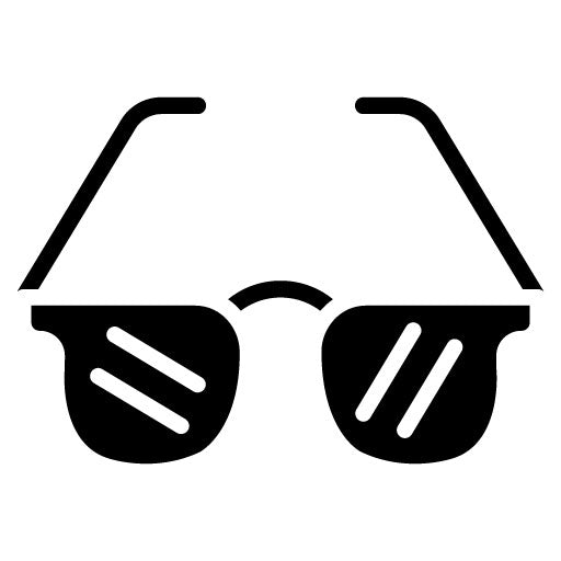 Sunglasses Glyph Icon | Music Festival