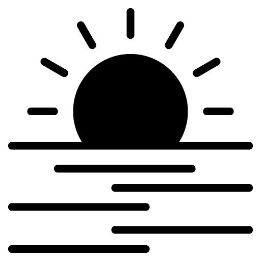 Sunset Glyph Icon | Music Festival