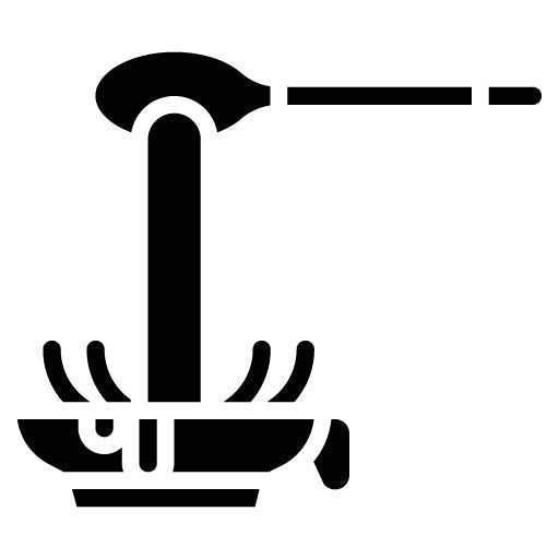 Chocolate Sauce Glyph Icon