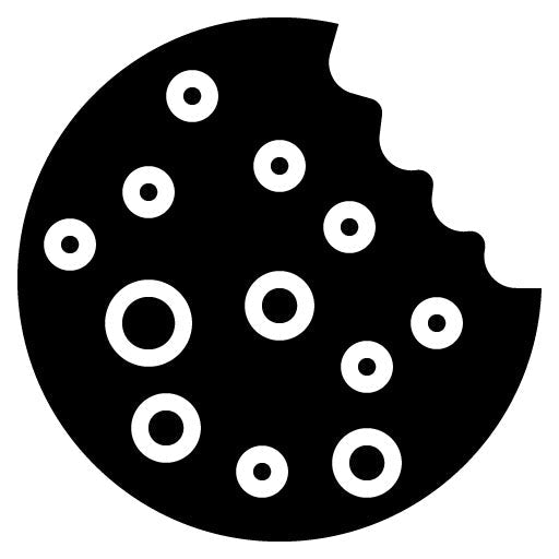 Cookie Dough Glyph Icon
