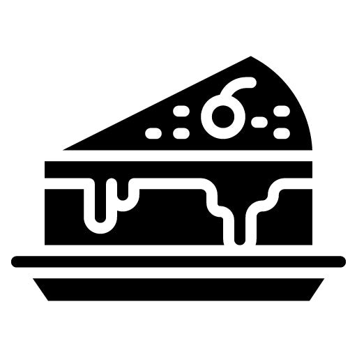 Ice Cream Cake Glyph Icon