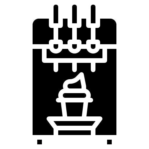 Ice Cream Maker Glyph Icon | Icecream Shop