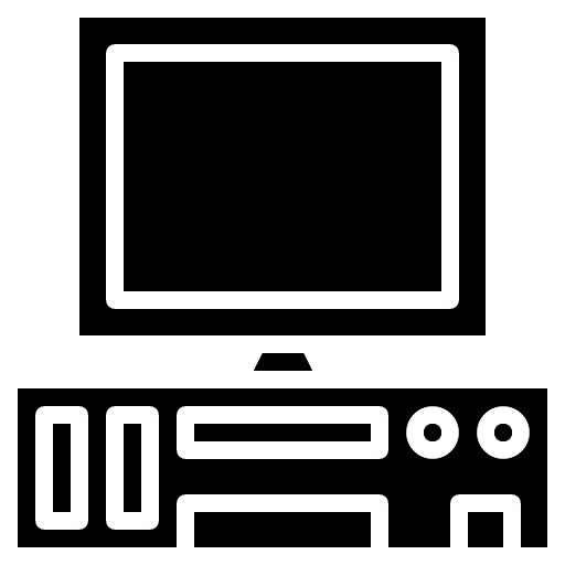 80s Computer Glyph Icon