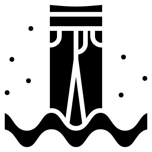 Acid Wash Jeans Glyph Icon