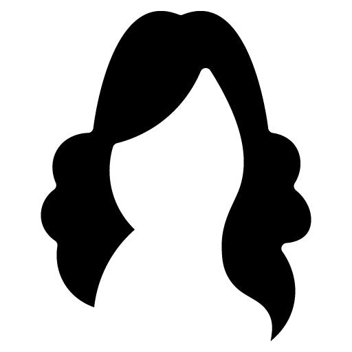 Big Hair Glyph Icon